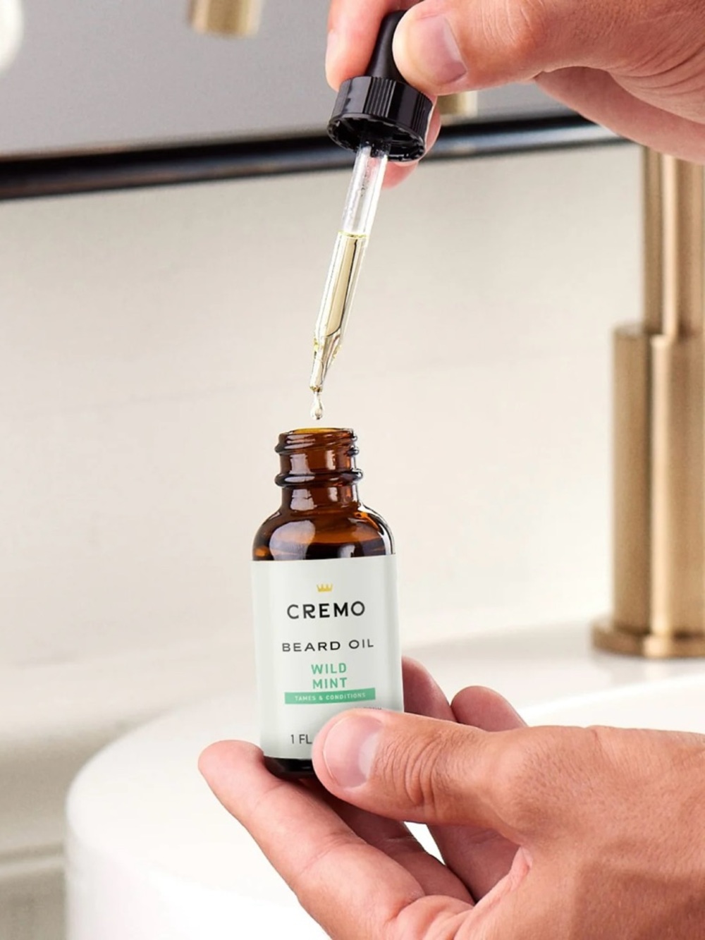 Cremo Wild Mint Beard Oil 1oz - Picture 3 of 3